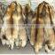 100% Natural Genuine raccoon fur skin for garment