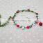 Double color paper wreaths bride The maid of honor wreath seaside holiday photo props Kids party head of hair