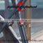 MeyerGlobal Blue Knight 700C Single Speed Fixed Gear Bike Steel frame carbon fiber wheel 4 spoke rear rim 88mm front rim