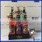 Chinese factory wholesale acrylic wine bottle holder / customized acrylic wine display rack