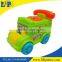 Pull along cartoon telephone car toy with bell