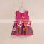 wholesale sleeveless clothing children fashion flower printed dress