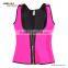Pink Zipper corset full latex vest