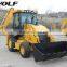 CAT technology!!! WOLF high quality integral type backhoe loader JX45 for sale