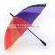 Promotional High Quality Auto Open Straight Rainbow Umbrella, Fashion 16 K Colorful Rainbow Golf Umbrella                        
                                                Quality Choice