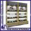 wooden retail shoe display rack