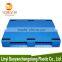 1200x1000x150mm single side plastic japan pallet size with steel