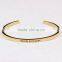 3.5MM Stainless Steel Engraved Bracelets Wholesale Inspiration Message Bracelets