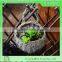 Wicker material hanging baskets for home decoration