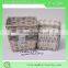 high quality rectangular wicker storage basket
