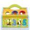 Intelligent Number Knocking House Wooden House Toy