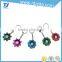 Fashionable made plastic soft pvc key chain