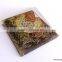 Big Orgonite Blue Aventurine Pyramid With Flower Of Life Symbol And Crystal Point