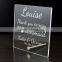 A4 size wall mount Acrylic photo frame with screws / picture frame