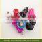Facotry hot selling double 2 port universal car charger 5V 2.1A+1A for Samsung Tablet PC