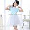 2016 New model gril dress colour combination suits chikdren girl summer dress