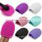Mendior Brushegg cosmetic scrubber board makeup brush cleaner tool 11 colors OEM custom brand