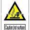 reflective caution warning sign board