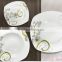 Pretty ceramic square dinner set,cheap dinnerware sets with decal