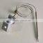 Manual reset overtemperature erature protection gas valve