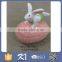 ceramic easter rabbit / bunny shape egg holder as easter decoration