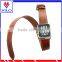 Double Tour Band Genuine Leather Long Strap Bracelet For Apple Watch 38mm 42mm