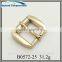 25mm glossy gold plated roller buckle