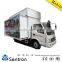6 Seats Truck Mobile Cinema For Amusement Park Ride Hydraulic System 3D Mobile Theater