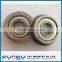 inch metric size flanged deep groove ball bearing FR, F, MF series F 606ZZ,