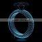 3D Optical Illusion Diamond Ring Night Lamp Night Light 10 Colorful LEDs Ultra-thin Acrylic Light Panel AA Battery or DC 5V