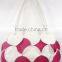 china factory popular style woman medium size handbag crochet design