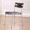 Modern powder spray coated steel frame restaurant chair PM051