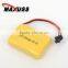 H-AAA3.6V 600mAh Battery Ni-MH Replacement Battery Pack Universal Plug