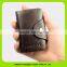 High Quality Unisex Small Leather Credit Card Holder with 26 Plastic Card Slots 16455