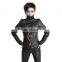 Punk Rave Gothic Winter Slim Unisex Military Jacket Coat Cowhide Leather