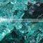 Cobalt Blue Slag Glass Rock in Gabion