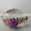American handmade ceramic flower hair hoop pearl headband wedding banquet necessary small fresh hair accessories FHHBC4002