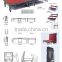 OEM durability 2015 china new design church chair pew