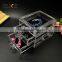 discount popular high clear exquisite acrylic storage box three drawers