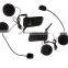 2016 V6 bluetooth intercom for motorcycle hemlet wireless bt headset 4 riders connect 2 riders full duplex talking