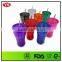 bpa free promotional single wall 16oz plastic tumbler with straw
