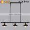 Edison bulbs 3 heads chandeliers modern home design pendant lamp