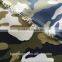 custom fabric printing camouflage calendering 400t taffeta fabric for jacket