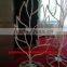 new white mental wedding decoration vase flower wedding fiber pillar stand wedding columns for wedding