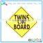Safety Sign PVC Full Colored Print Baby On Board Sign