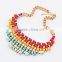 Hot Selling Multicolor Choker Vintage Pendant Statement Necklace Women Fashion Necklaces for Women