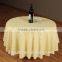 Round red and white grid design table cloths with lace edge