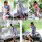 Large Tribe Style Cotton Voile Shawl Scarf with Tassel Reactive Printing Pattern