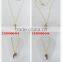 Luxury style half moon necklace designs
