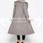Guangzhou Women Clothing Manufacturer 2015 Winter Fashion Shawl Collar Swing Hem Wool Coats for women
